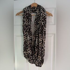 Leopard Print Infinity Scarf